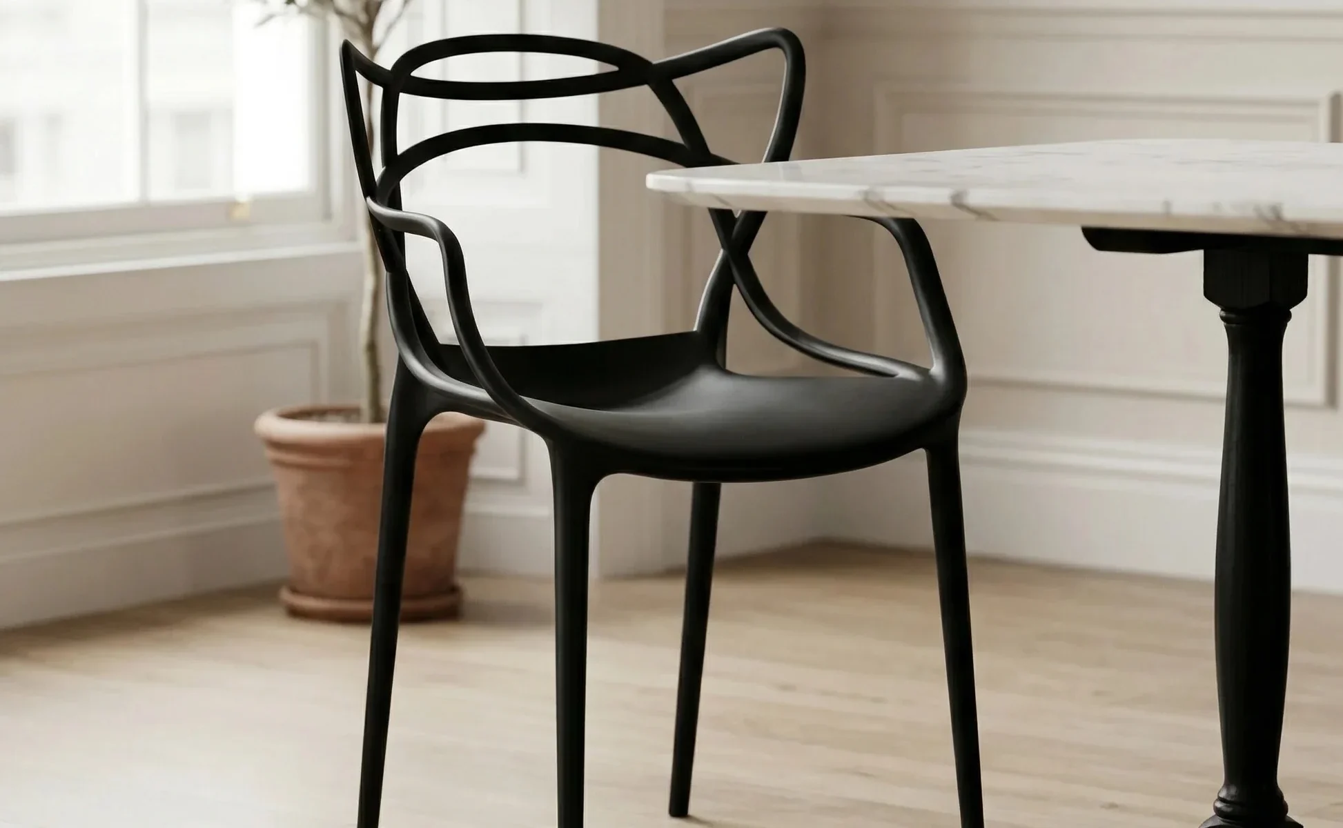 Black masters chair